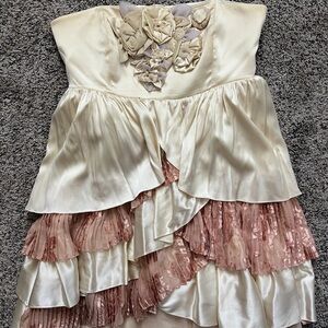 Vintage Betsy Johnson Strapless Dress